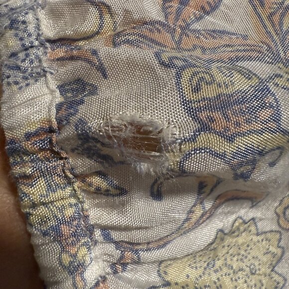 Roller Rabbit Women’s Pastel Floral Tiered Long Sleeve Dress Size XS Cottagecore - Picture 16 of 16